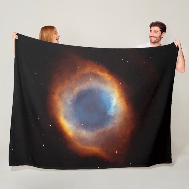 Universe Helix - Eye Of God 1 Fleece Blanket (In Situ)