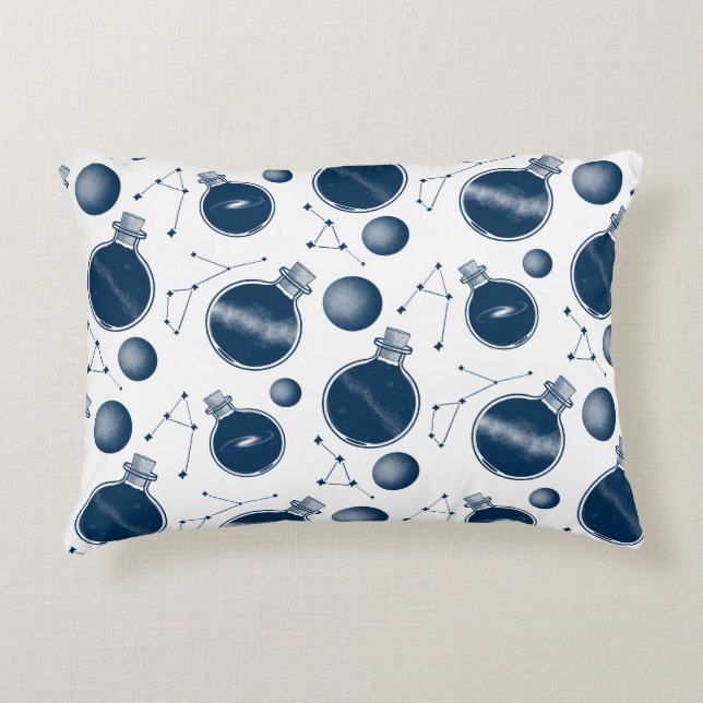 Universe in a Bottle Accent Pillow (Front)