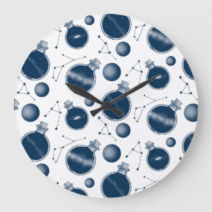 Universe in a Bottle Large Clock