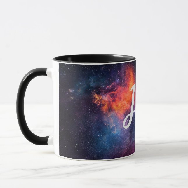 Universe-Inspired Ceramic Mug (Left)