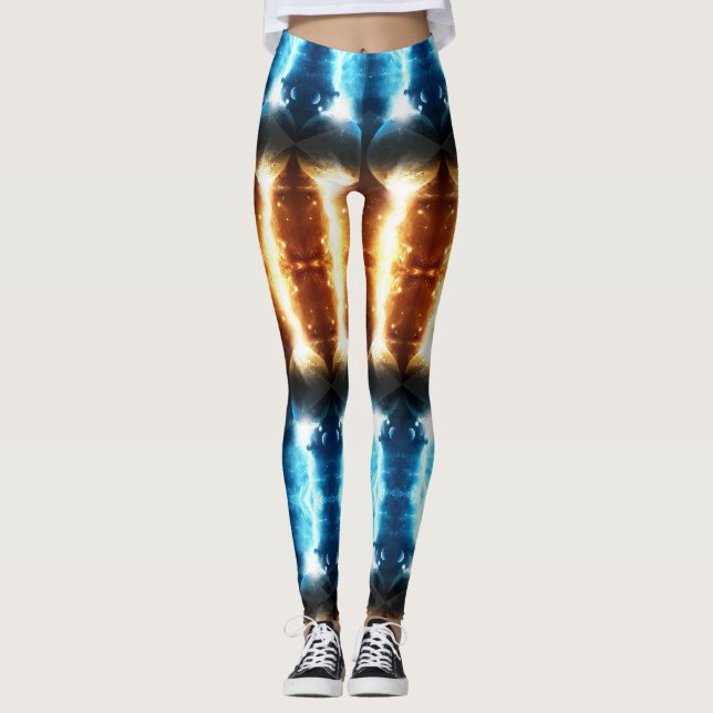 Universe Love - Power Yoga Leggings (Front)