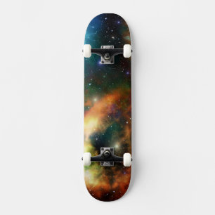 Universe Milky Way Night Sky with Stars Skateboard