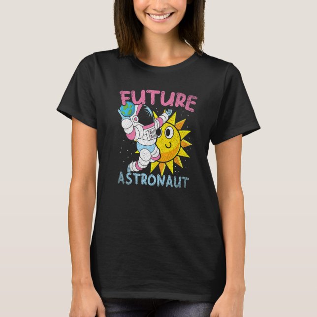 Universe Outer Space Planets Kids Science Future A T-Shirt (Front)