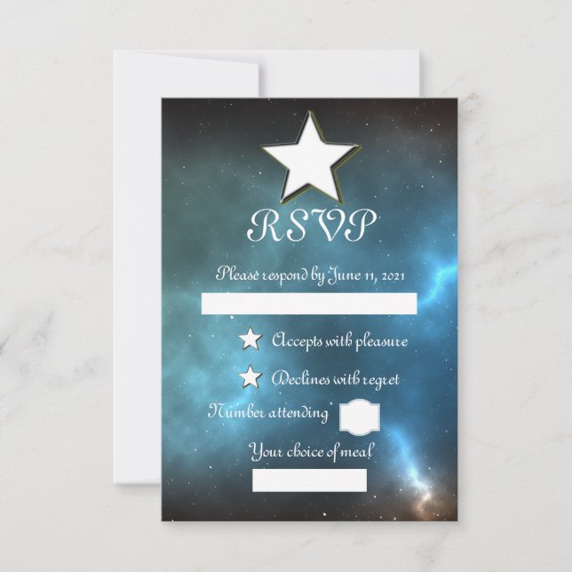 Universe RSVP Card (Front)