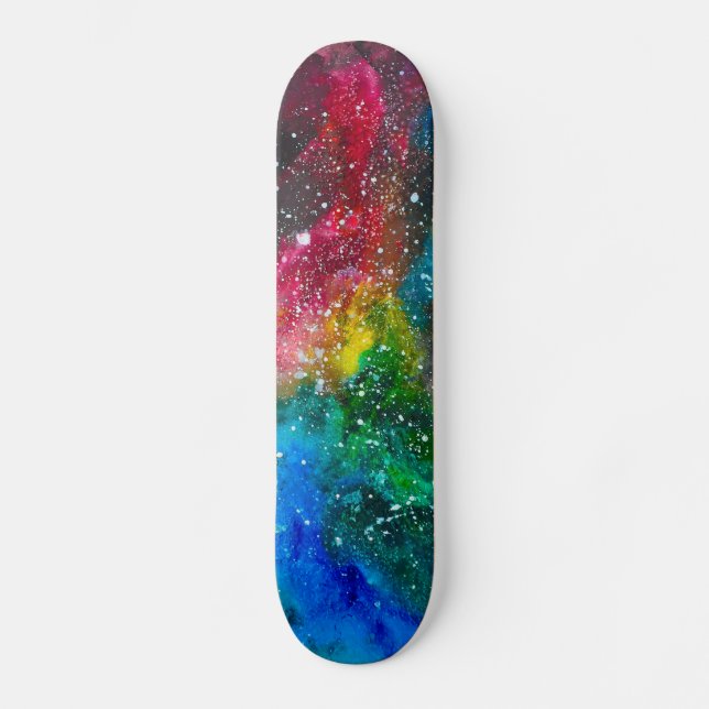 Universe Skateboard by Megaflora. (Front)