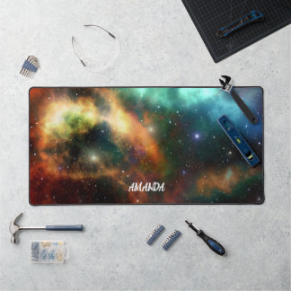 universe sky desk mat