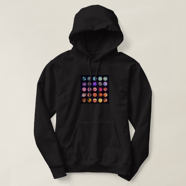 Universe Space Cosmos  planets  Hoodie (Design Front)
