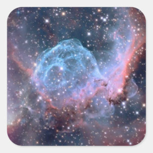 Universe square stickers