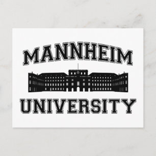 Universität Mannheim / Mannheim University Postcard