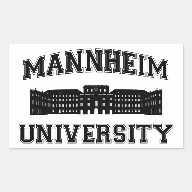 Universität Mannheim / Mannheim University Sticker (Front)