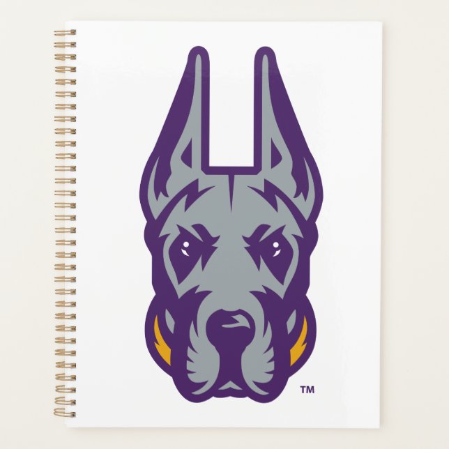 Université d'Albany Chef de la mascotte Great Dane (Devant)