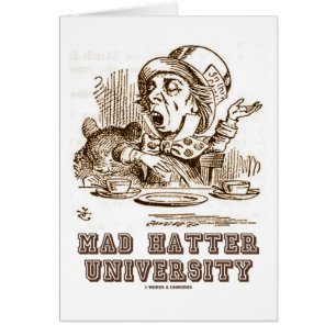 Université folle de chapelier (pays des merveilles