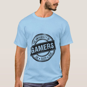 Université grunge de T-shirt de jeu des Gamers
