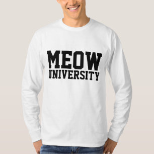 UNIVERSITÉ MIAOU, T-shirts CHAT DRÔLE