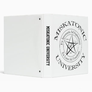 Université Miskatonic 1" Classeur