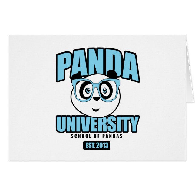 Université Panda - Bleu (Devant horizontal)