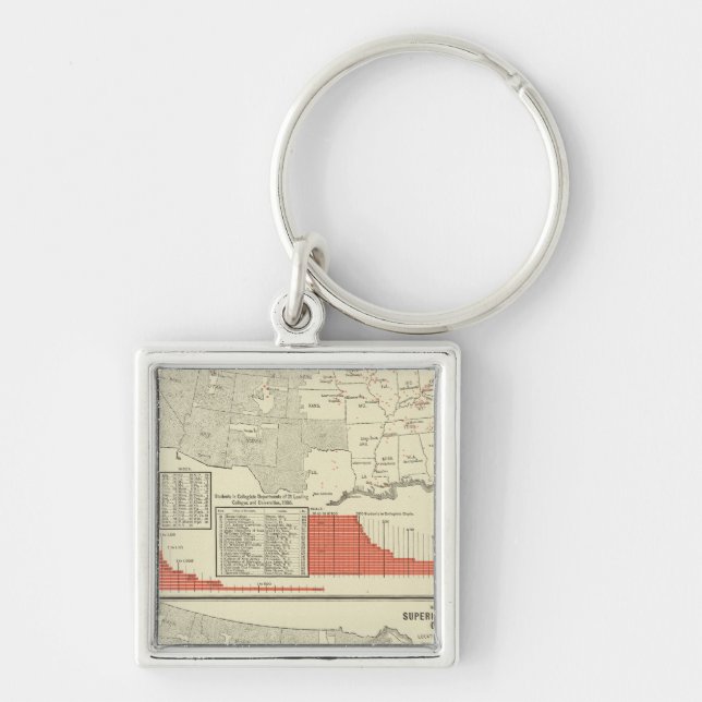 Universities, colleges keychain (Front)