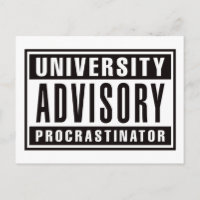 University Advisory Procrastinator