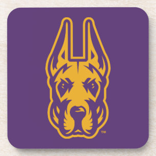 University at Albany Great Dane Mascot Head Coaster