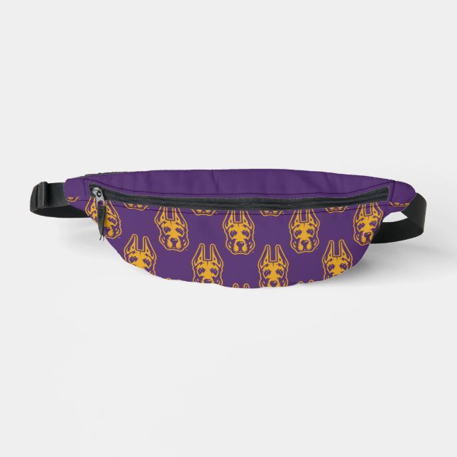 University at Albany Great Dane Mascot Head Fanny Pack (Front)