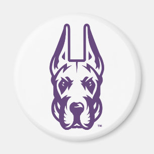 University at Albany Great Dane Mascot Head Magnet