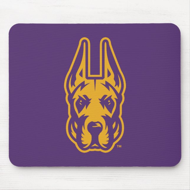 University at Albany Great Dane Mascot Head Mouse Pad (Front)