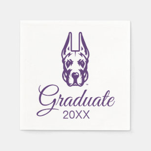 University at Albany Great Dane Mascot Head Napkin