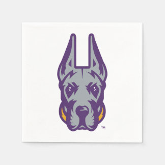 University at Albany Great Dane Mascot Head Napkin