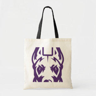 University at Albany Great Dane Mascot Head Tote Bag