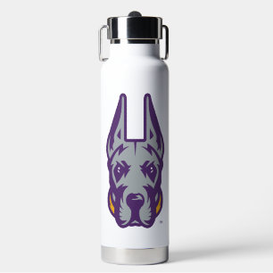 University at Albany Great Dane Mascot Head Water Bottle