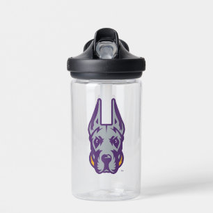 University at Albany Great Dane Mascot Head Water Bottle