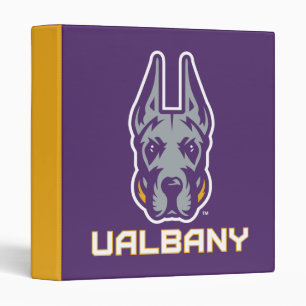 University at Albany Great Danes Binder