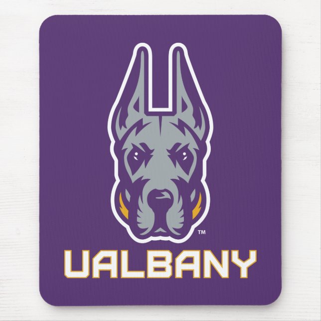 University at Albany Great Danes Mouse Pad (Front)