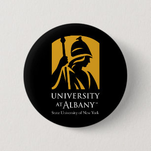 University at Albany Iconic Logo 2 Inch Round Button