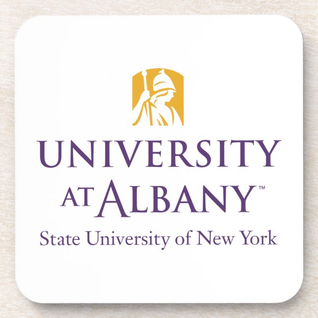 University at Albany Iconic Logo Coaster (Front)