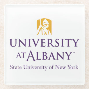 University at Albany Iconic Logo Glass Coaster