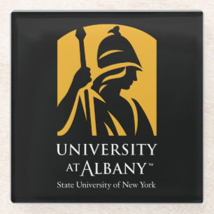 University at Albany Iconic Logo Glass Coaster