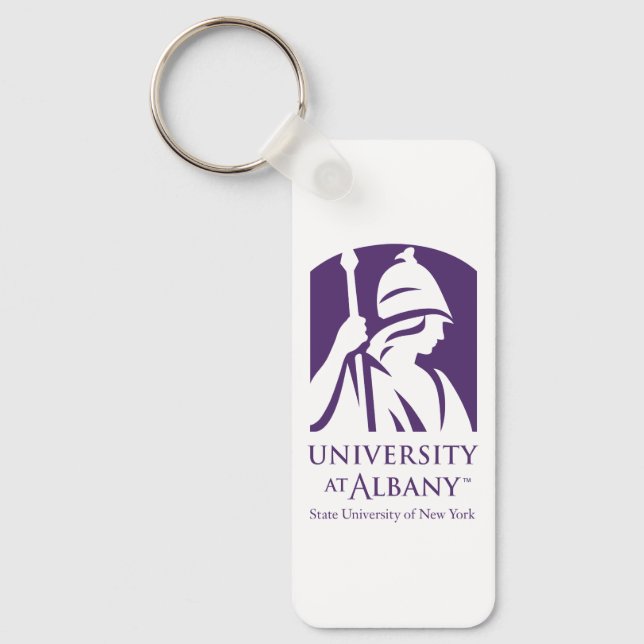 University at Albany Iconic Logo Keychain (Front)