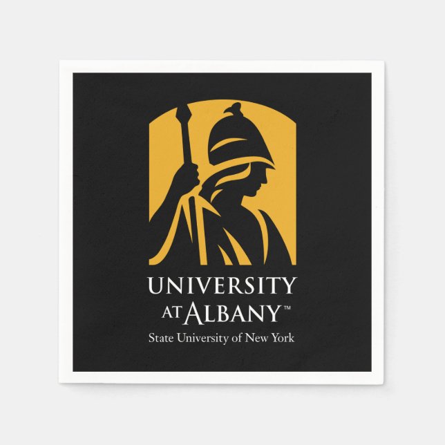University at Albany Iconic Logo Napkin (Front)