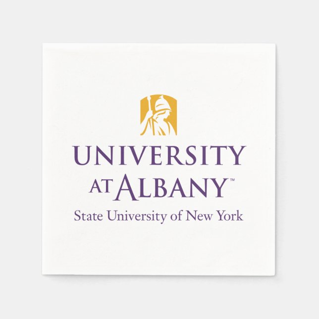University at Albany Iconic Logo Napkin (Front)