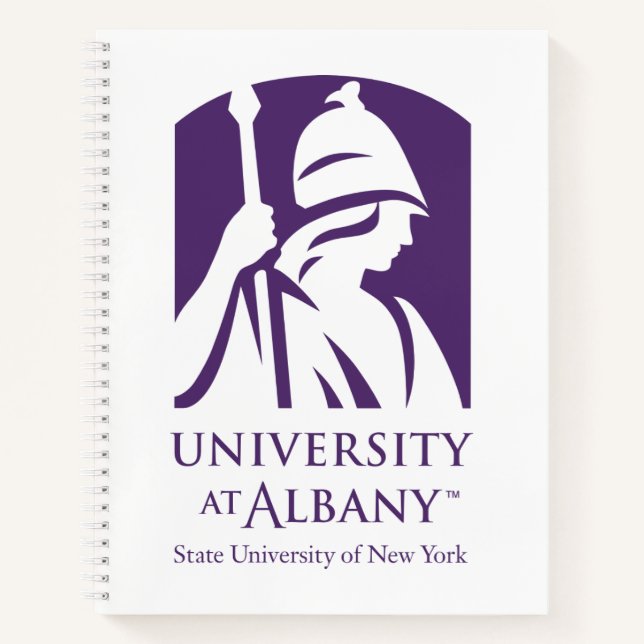 University at Albany Iconic Logo Notebook (Front)