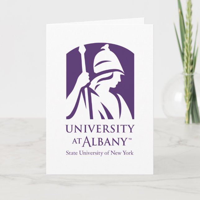 University at Albany Iconic Logo Thank You Card (Front)