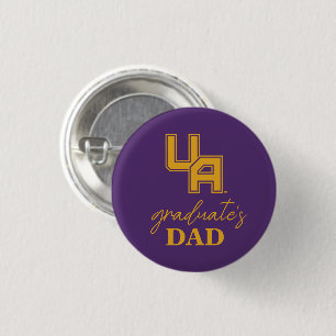 University at Albany Initials Logo 1 Inch Round Button
