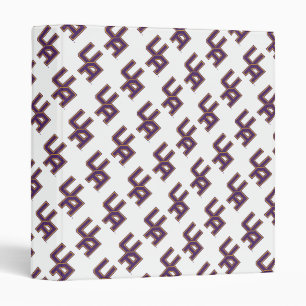 University at Albany Initials Logo Binder