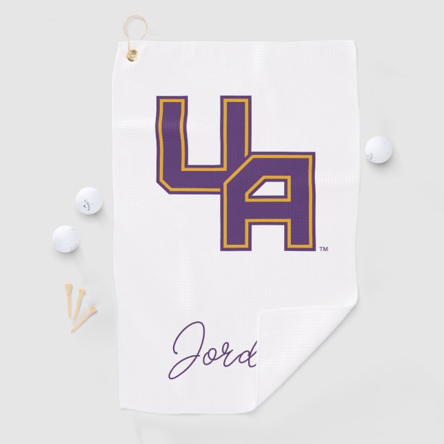 University at Albany Initials Logo Golf Towel (InSitu)