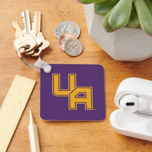 University at Albany Initials Logo Keychain (Desk)