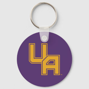 University at Albany Initials Logo Keychain