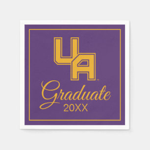 University at Albany Initials Logo Napkin