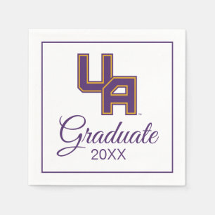 University at Albany Initials Logo Napkin