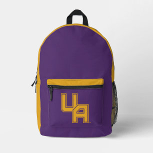 University at Albany Initials Logo Printed Backpack